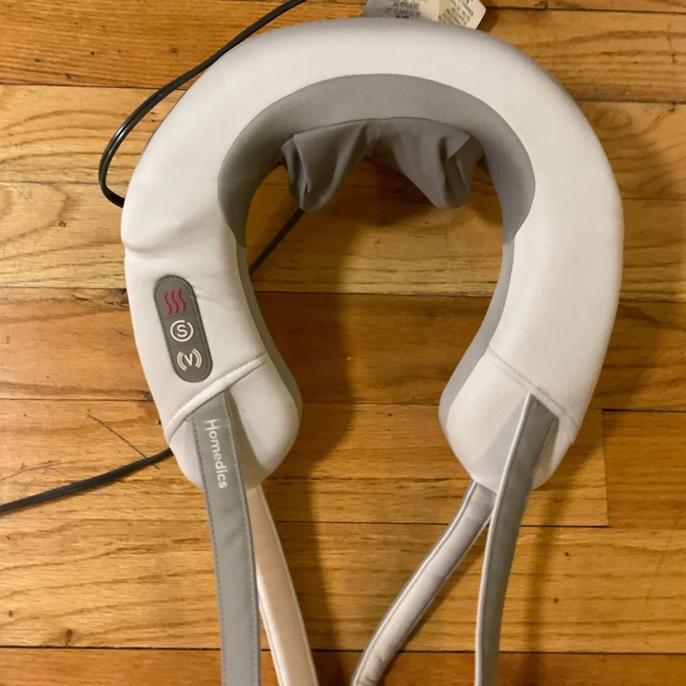 Homedics White and Gray Neck Massager